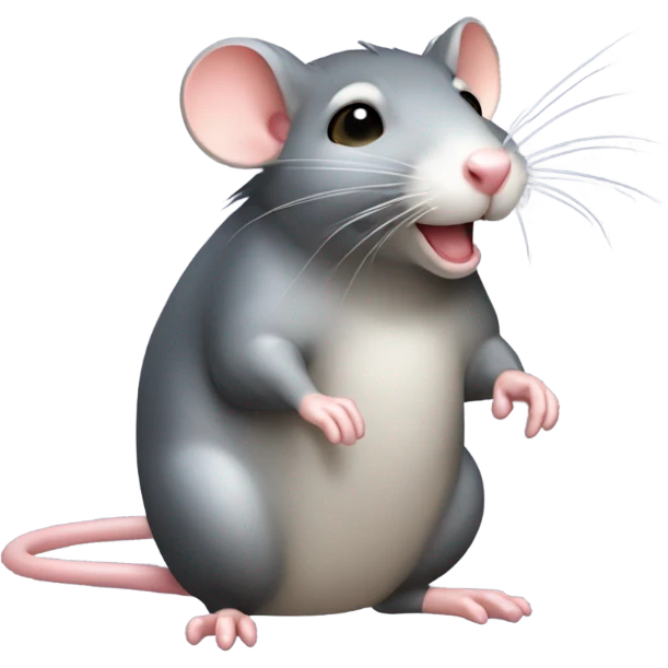 Rat tapping his tail emoji
