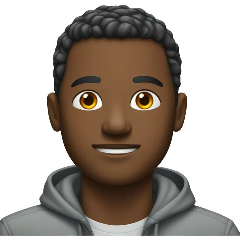 The man is wearing a nike emoji