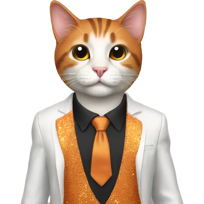 party outfit vibe orang cat emoji