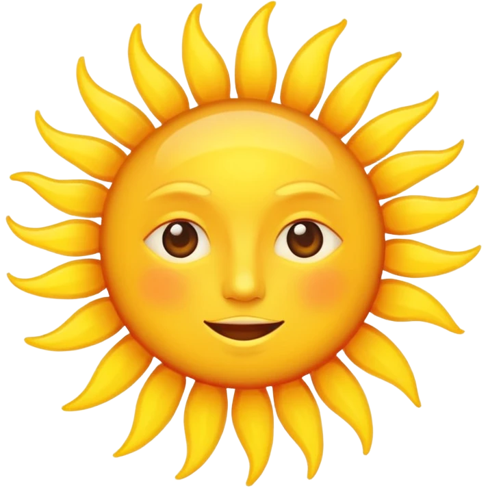 My sun emoji
