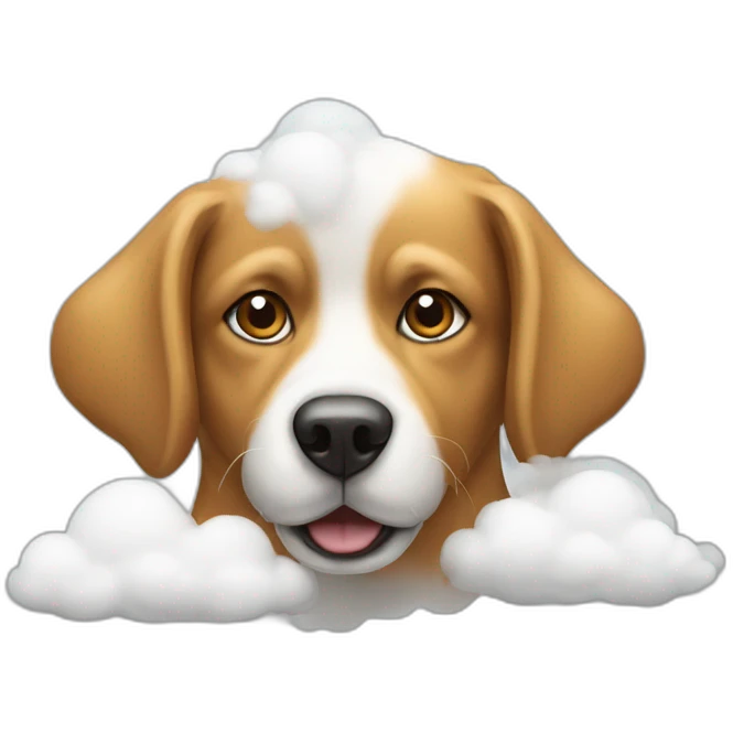 cloud computing dog emoji