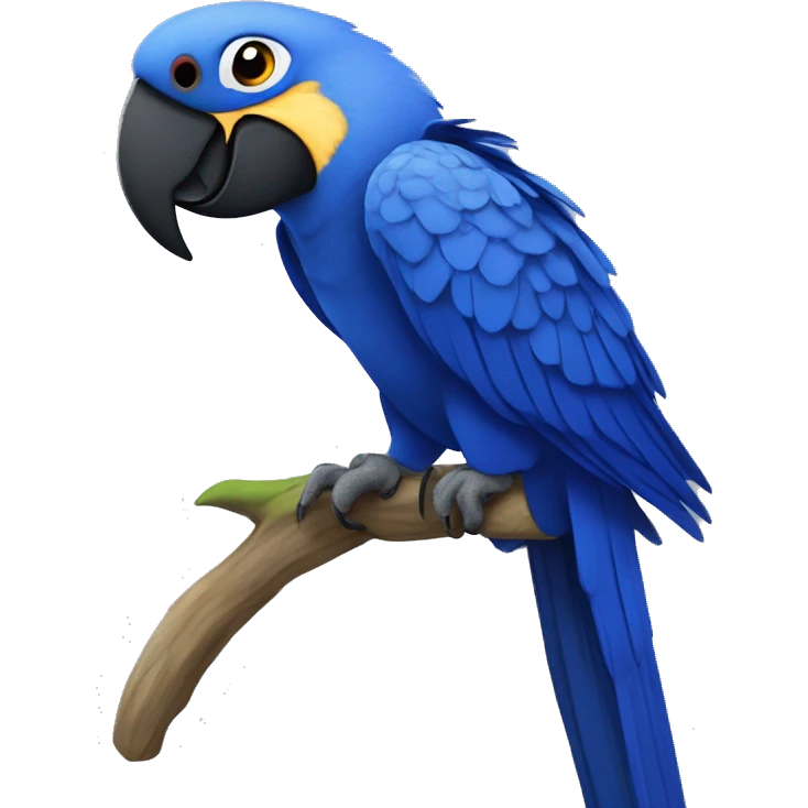 Hyacinth macaw emoji