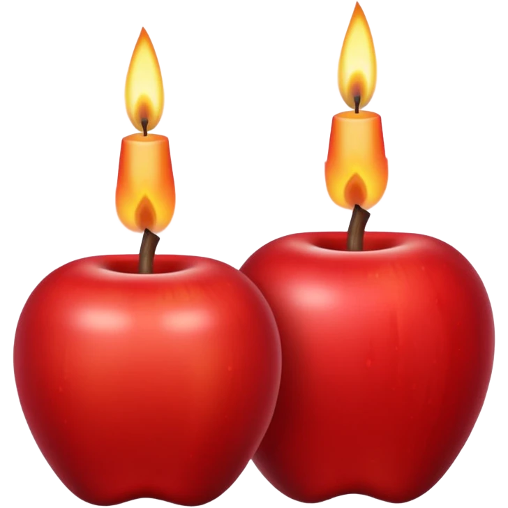 ritual candle apple emoji