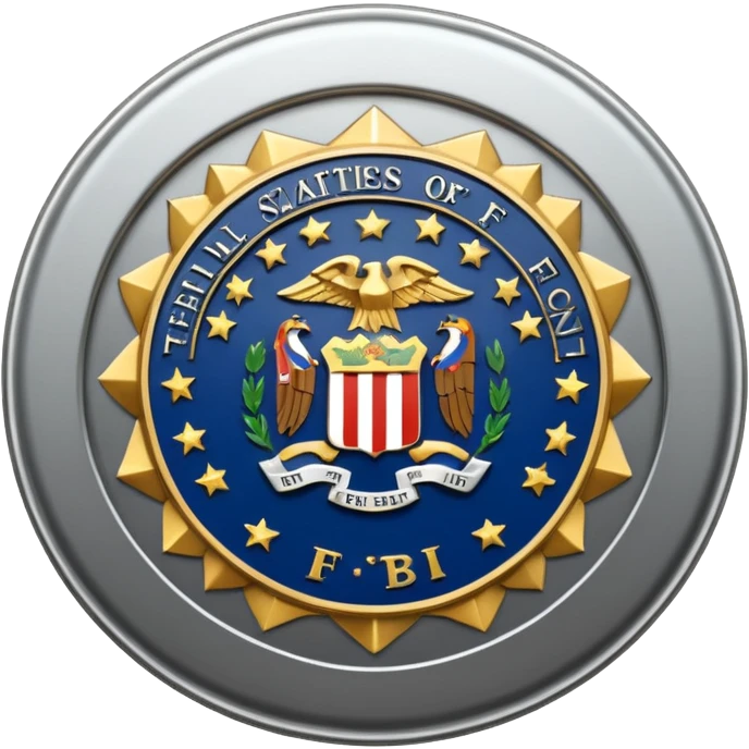 The FBI badge emoji