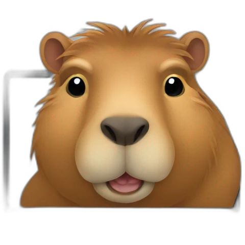 capybara on laptop emoji