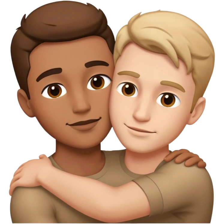 two men kissing emoji