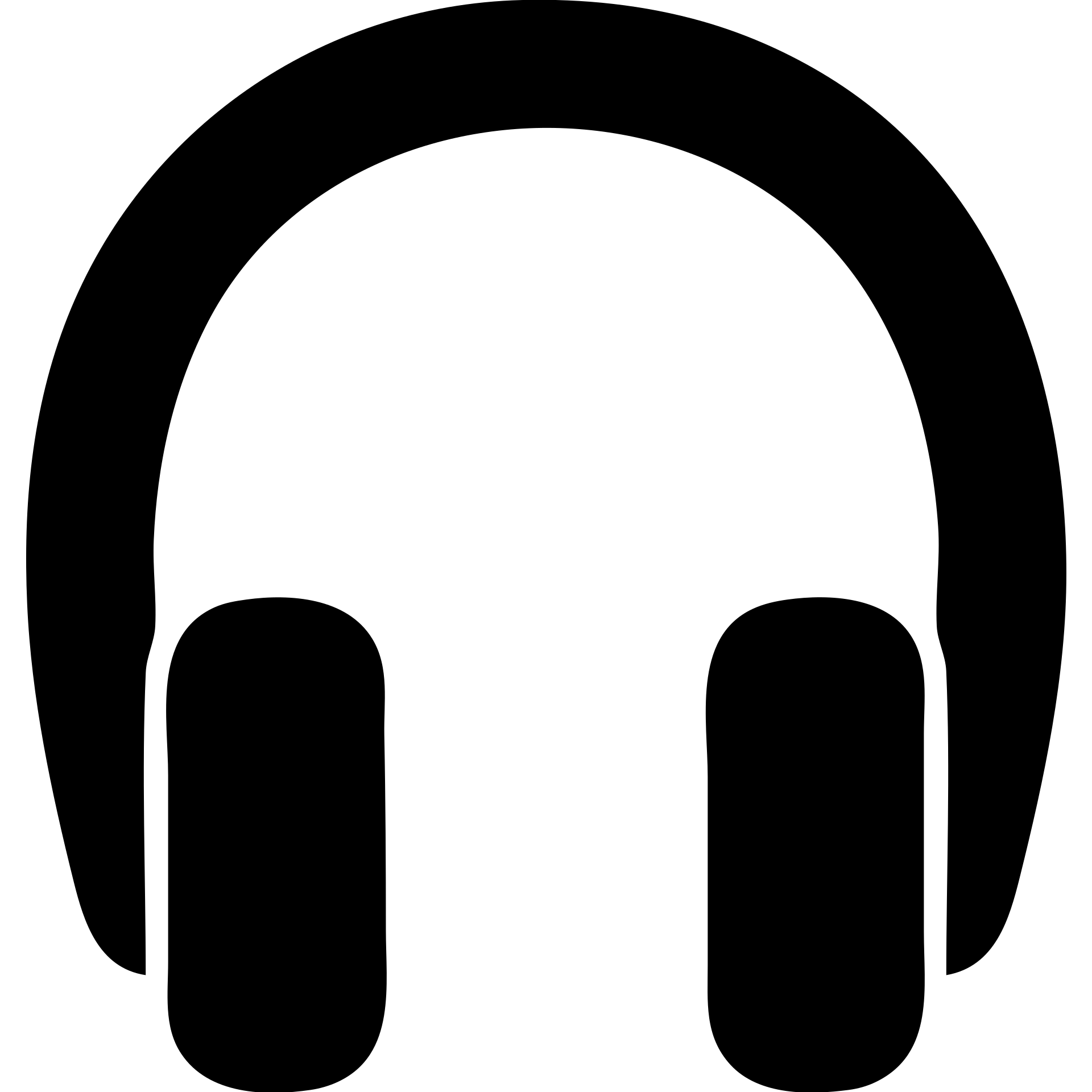 solid filled headphones icon emoji