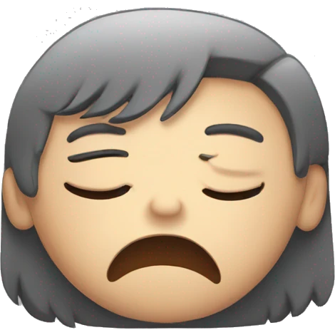 sleepy emoji