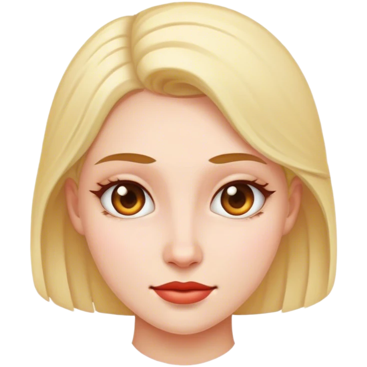 Woman face emoji