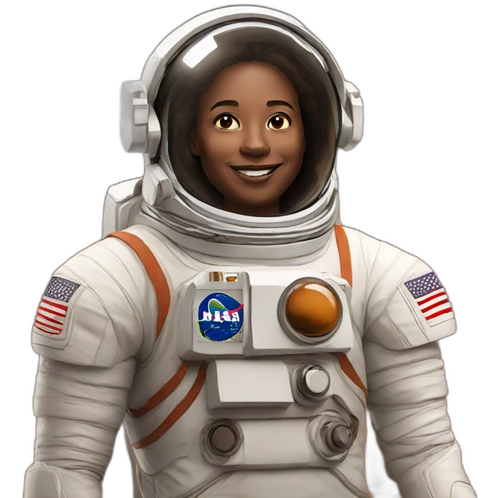 astronaut on mars emoji