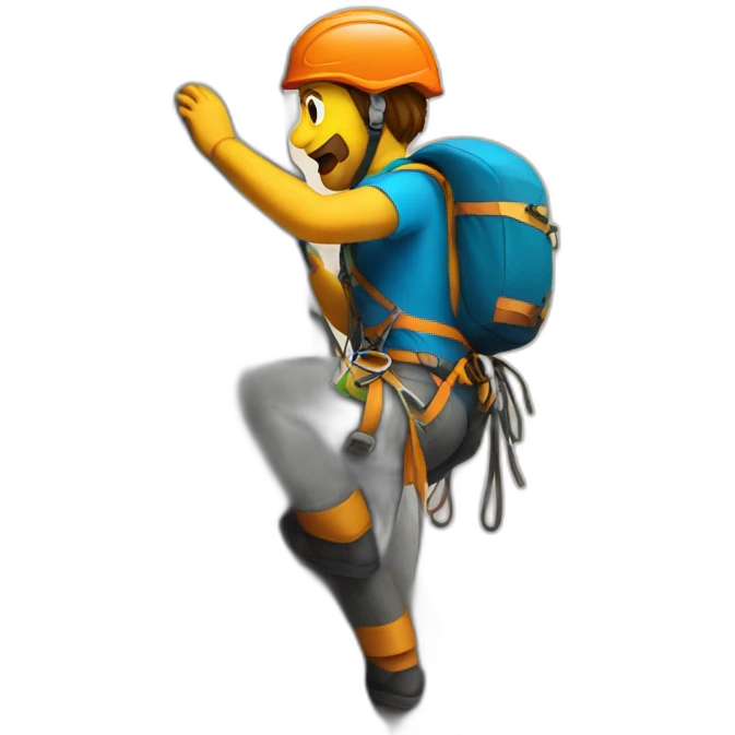 climb wall emoji