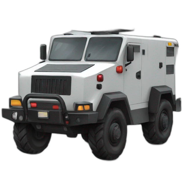 riot control vehicle emoji