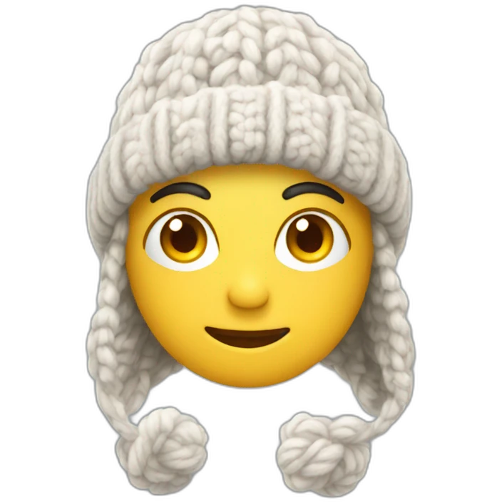 Cold + wool cap emoji