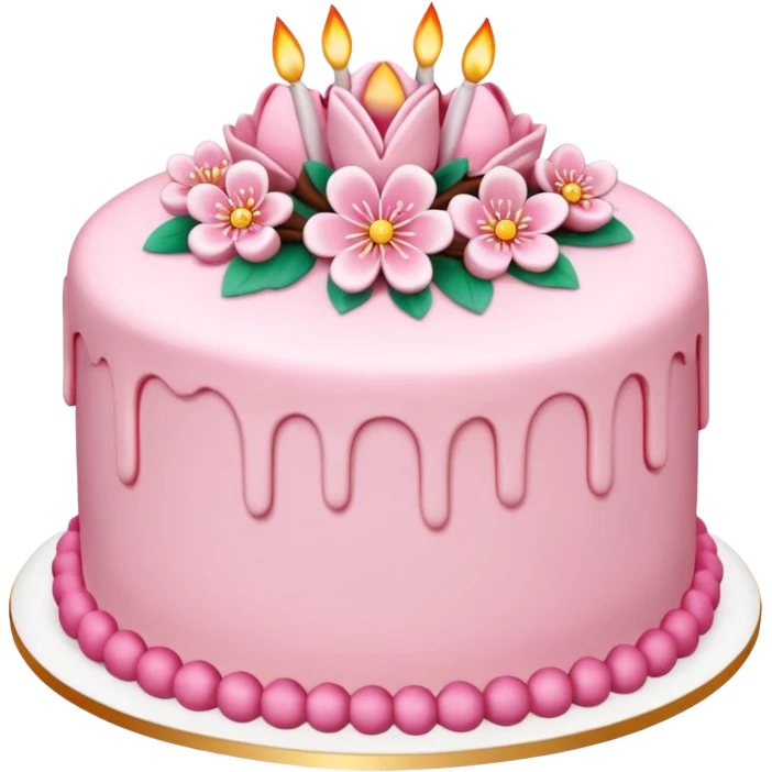 sakura cake  emoji