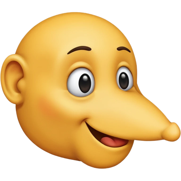 fais-moi un émoticône de profil avec un très grand nez emoji