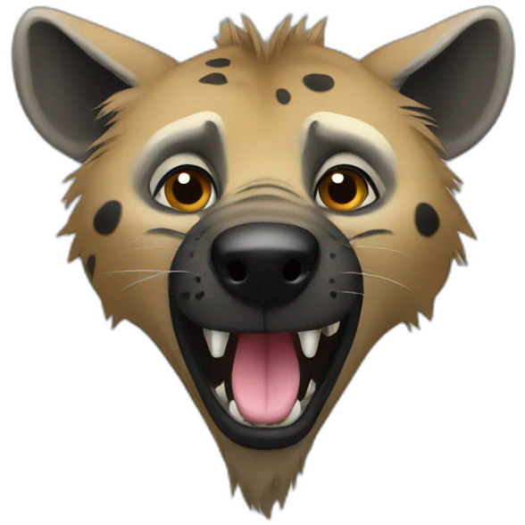 Hyena emoji