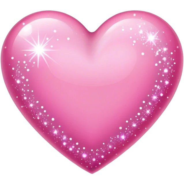 pink heart with sparkles emoji