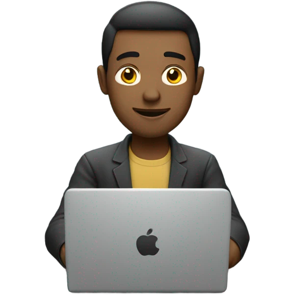 man with laptop emoji