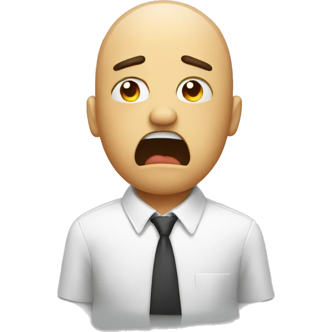 stressed emoji