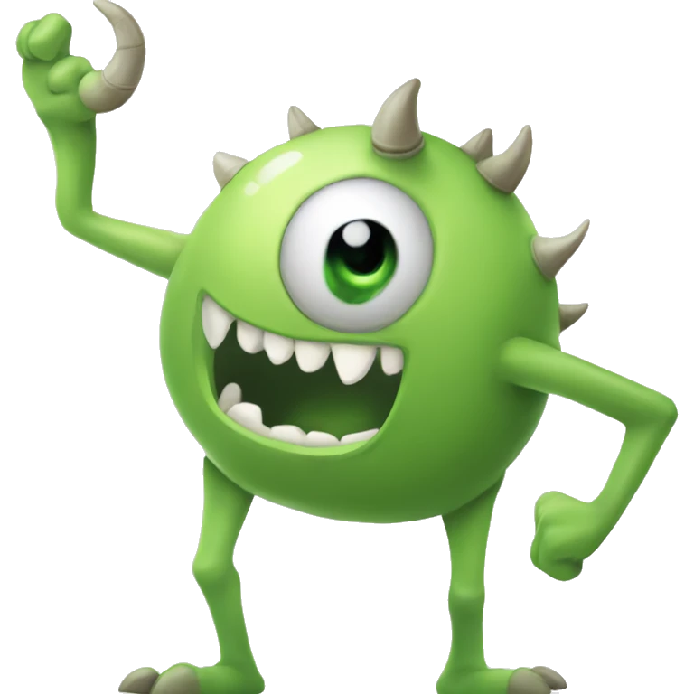 happy horned monster smiling solo emoji