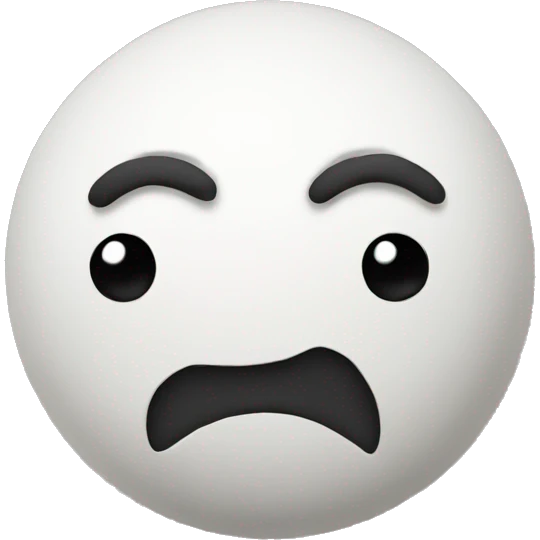 Balls with a face emoji