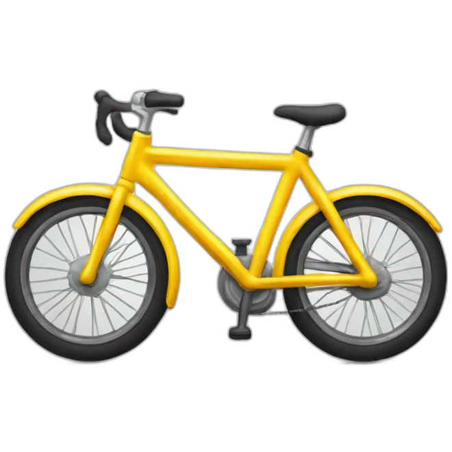 yellow bike emoji emoji