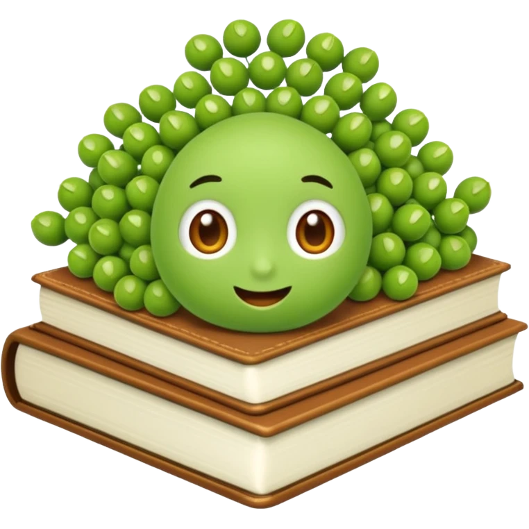 Book a teenie with some peas emoji