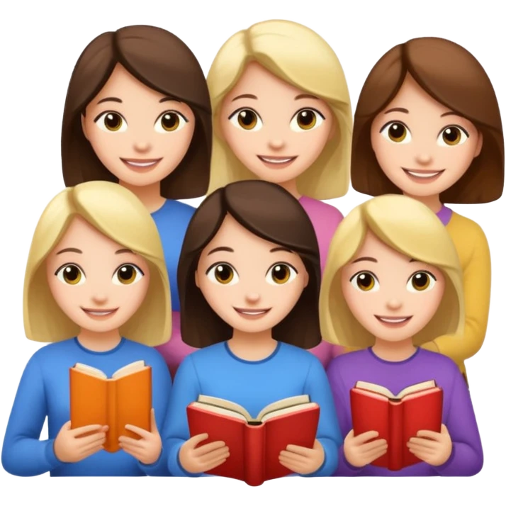 Book girlies emoji