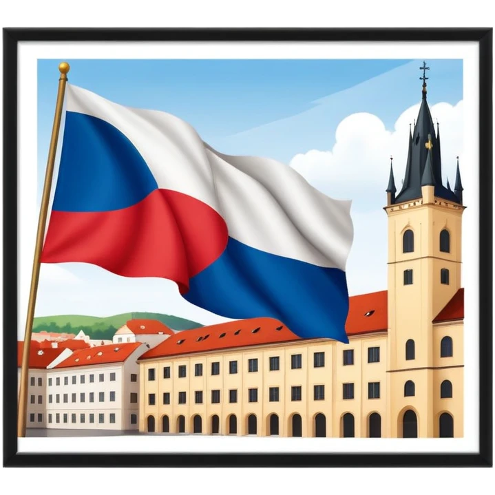 Czech flag University emoji
