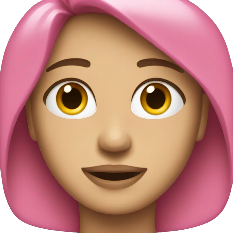 Netflix, pink emoji