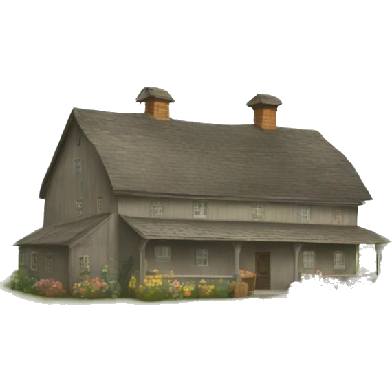 Farmhouse emoji
