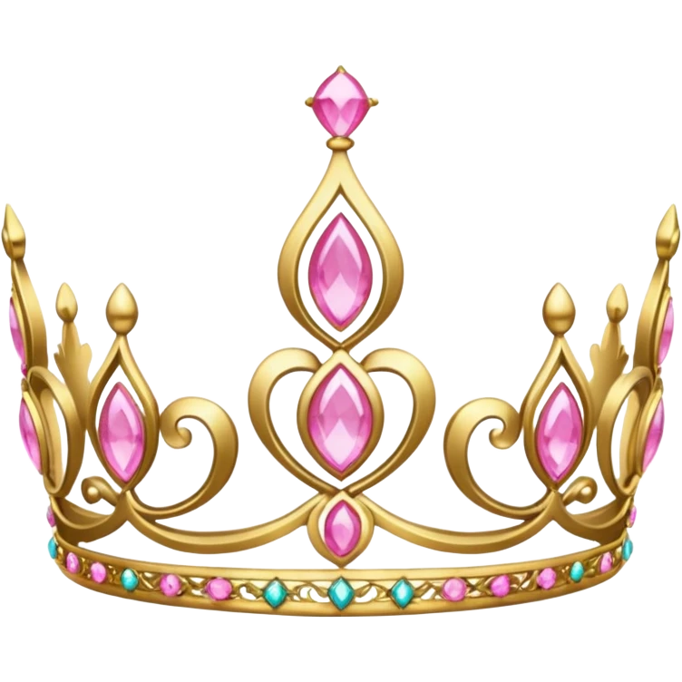 pink tiara emoji