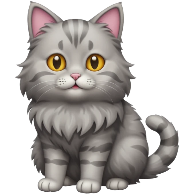 full body view cat emoji