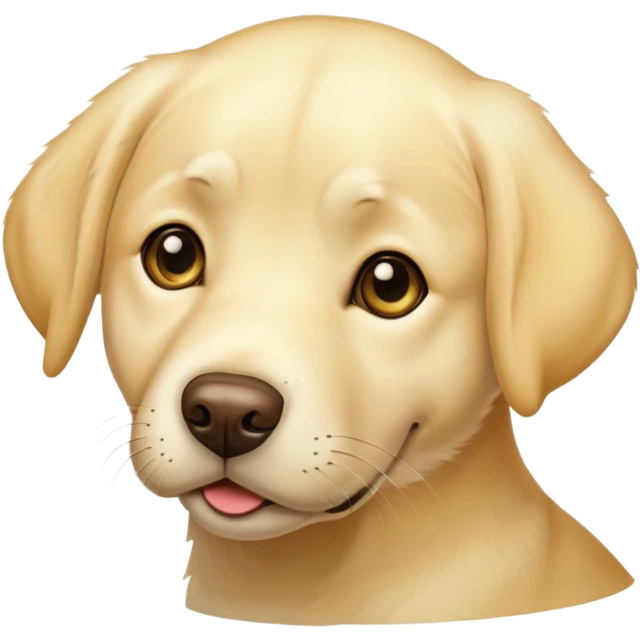 Yellow lab emoji