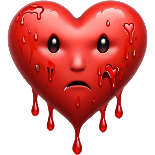 vampire-themed heart emoji