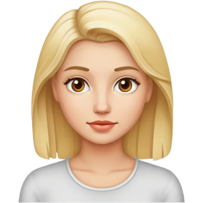 Блондинка emoji