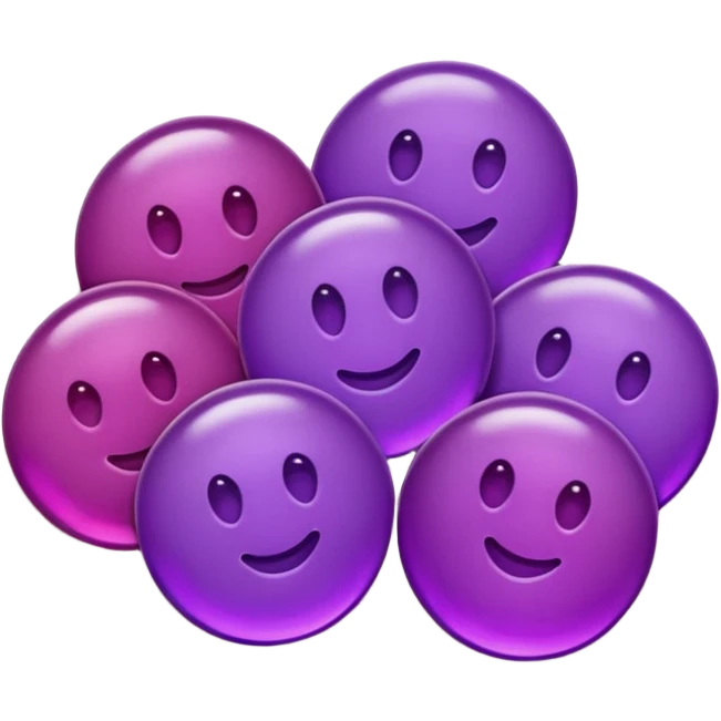 gummy purple but not a bear emoji
