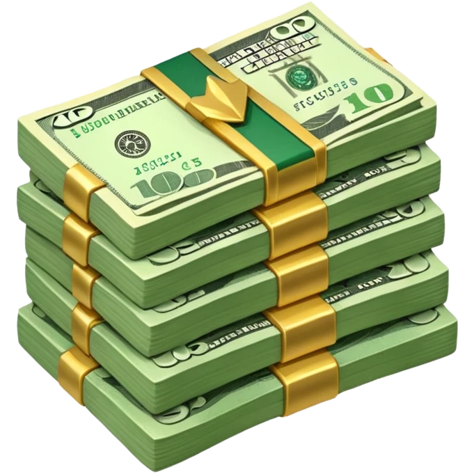 BIG STACK OF MONEY emoji