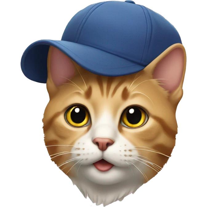 cat with cap emoji