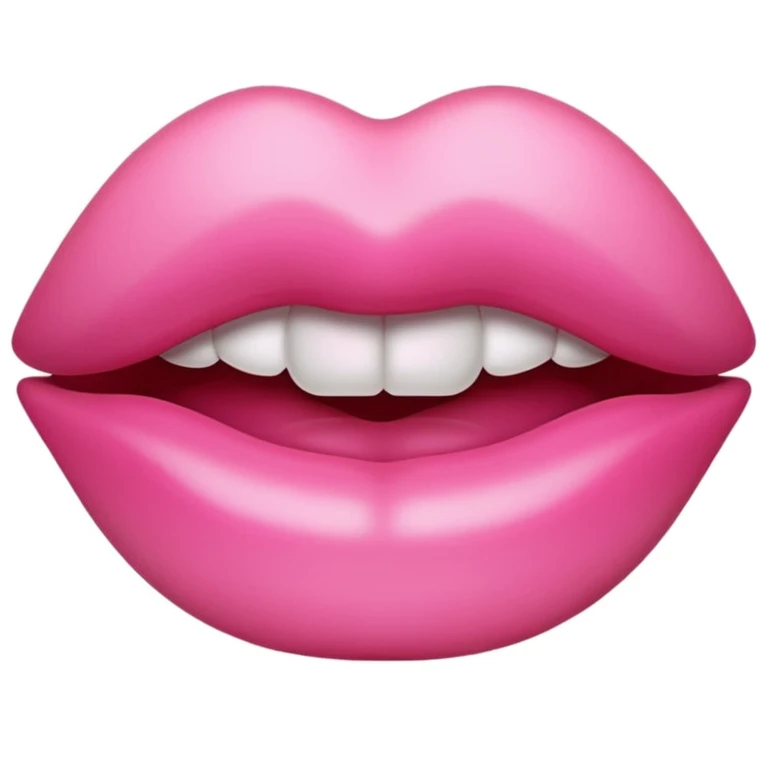 Aesthetic Lips Emoji emoji
