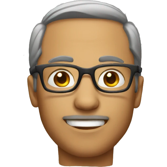 Man with glasses  emoji