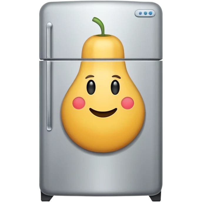 Hi refrigerator ! in text emoji