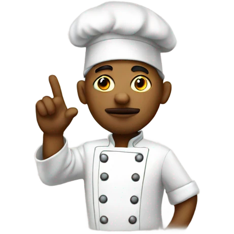 chef blowing kiss emoji