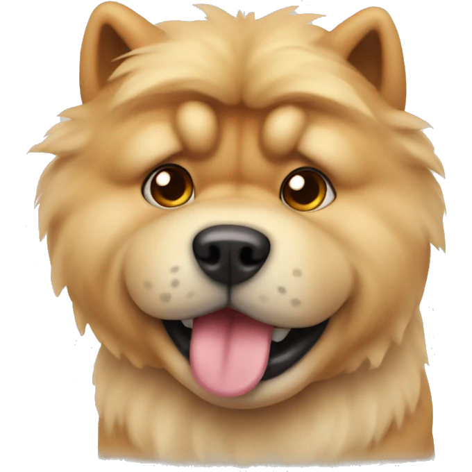 Chowchow fart emoji