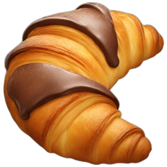Chocolate croissant  emoji