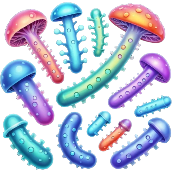 bacteria and fungi emoji