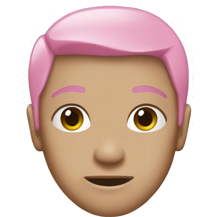 Pink  emoji