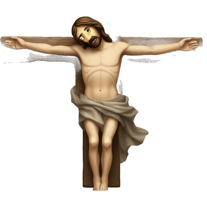 Jesus on the cross emoji