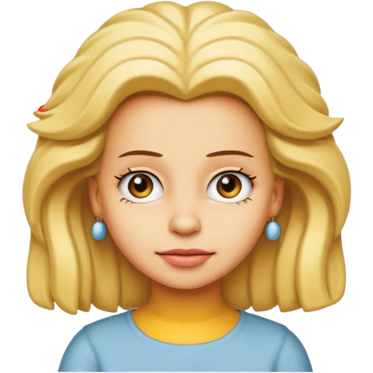 Lisa Simpson same in cartoon emoji