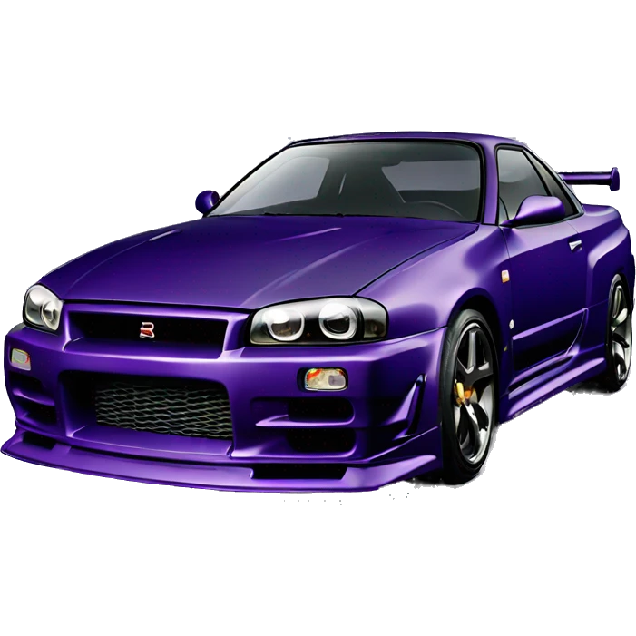 Nissan R34 midnight purple emoji